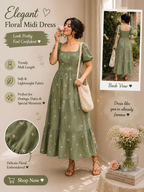 Elegant Floral Maxi Dresses for Women – Premium Summer Collection