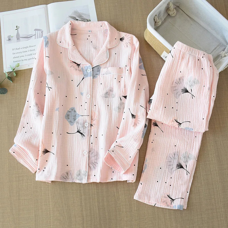Premium Korean Pajama Night Suit – 2 Pcs Combo