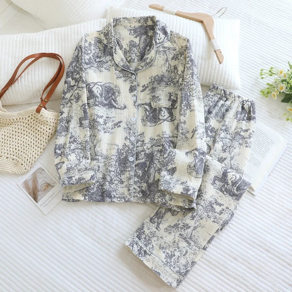 Stylish Korean Nightwear 2-Piece Combo