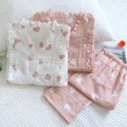 Aesthetic Korean Nightwear 2-Piece Combo for Women
