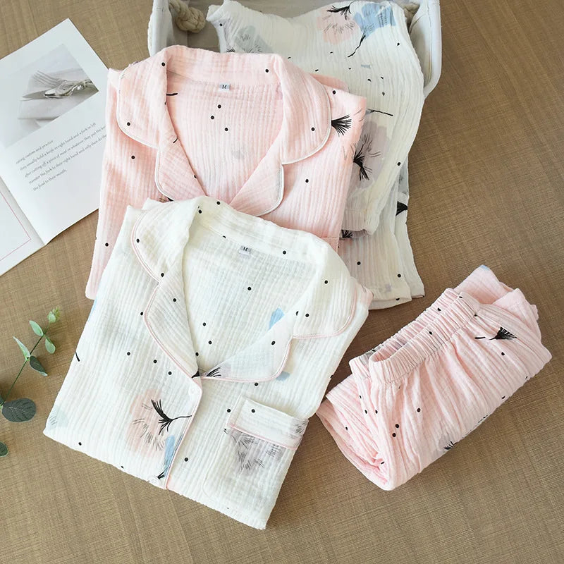 Premium Korean Pajama Night Suit – 2 Pcs Combo