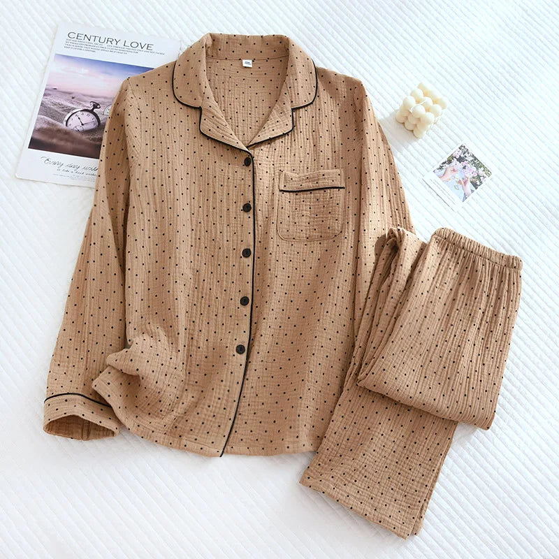 Korean Cute Floral 2-Piece Sleepwear Set