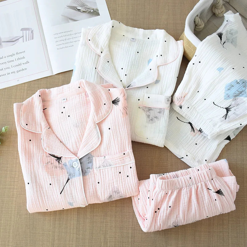 Premium Korean Pajama Night Suit – 2 Pcs Combo