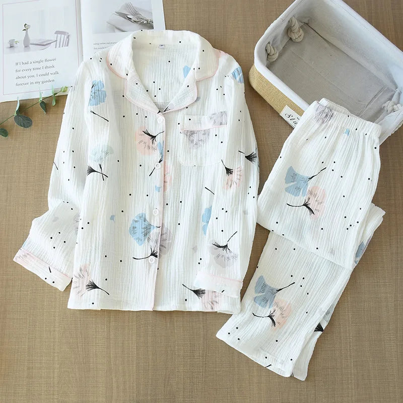 Premium Korean Pajama Night Suit – 2 Pcs Combo