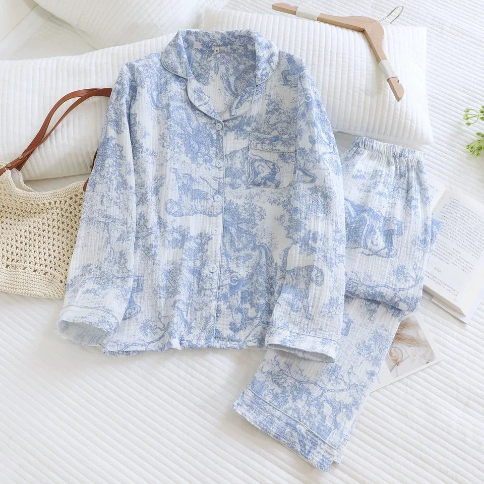 Stylish Korean Nightwear 2-Piece Combo
